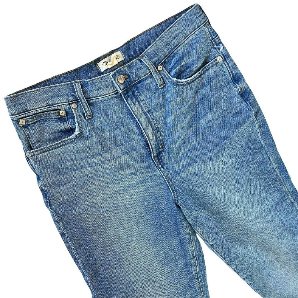 Madewell Classic Straight Full-Length Jeans in Eastend Wash Size 31 Retail $135